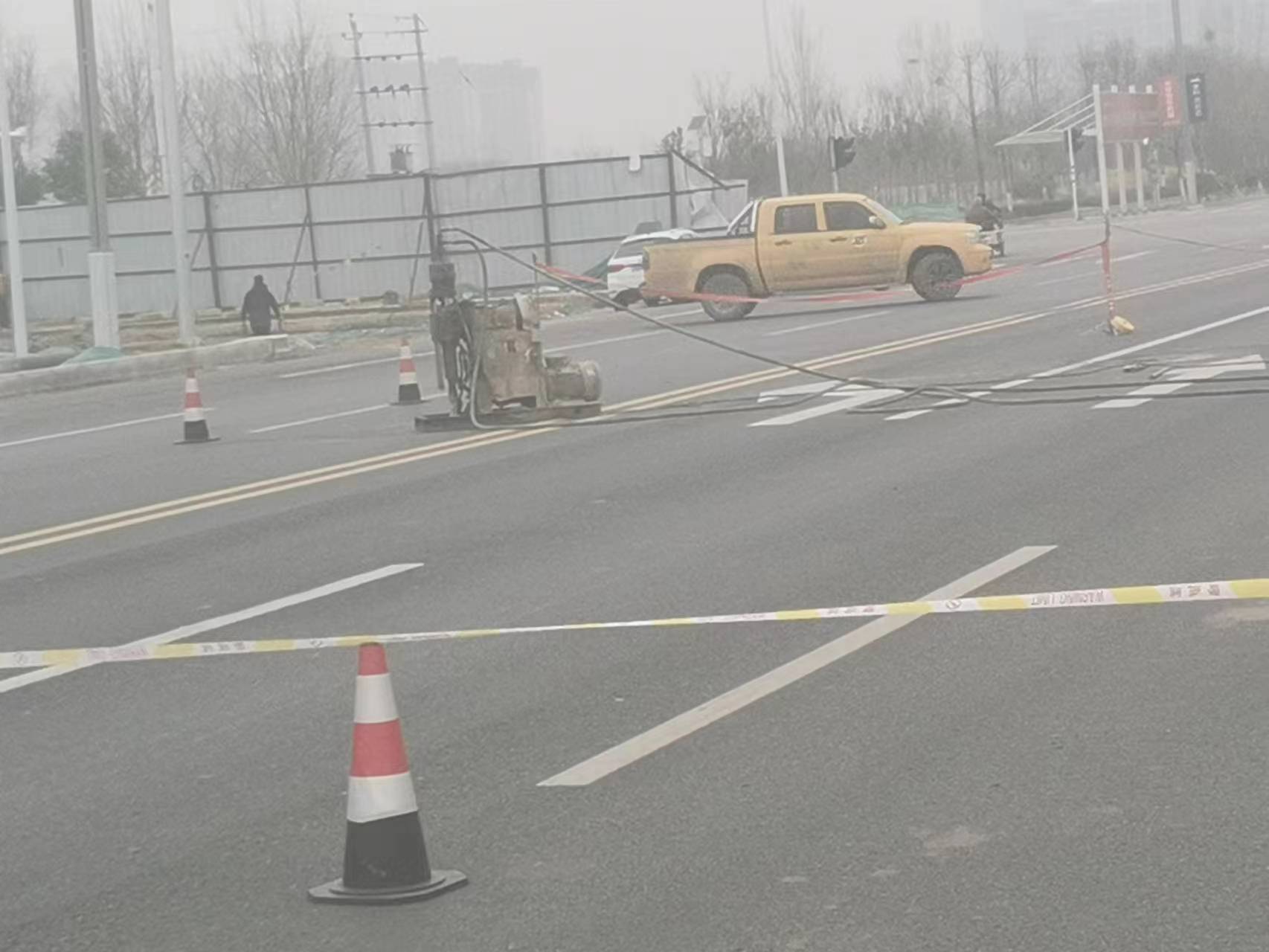 和田公路路基沉陷注浆